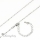 18 inch o chain necklace with 2.5 inch extension rhodium plated cooper nickle and lead free