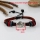 adjustable fish genuine leather charm bracelets unisex