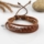 adjustable woven leather bracelets for men and women