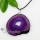 agate semi precious stone necklaces pendants with leather necklaces jewelry