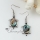 animal sea turtle dolphin patchwork seawater rainbow abalone shell mother of pearl dangle earrings