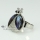 animal sea water rainbow abalone shell mother of pearl finger rings