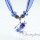 aromatherapy inhaler venetian glass oil diffusing necklace perfume pendants