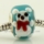 bear lampwork glass beads for fit charms bracelets
