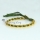 best friend friendship wrap bracelets cotton cord gold plated chain woven bracelet