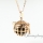 bird cage openwork wholesale diffuser necklace aromatherapy inhaler necklace diffuser