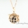bird cage openwork wholesale diffuser necklace aromatherapy inhaler necklace diffuser