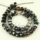 black murano glass big hole beads for fit charms bracelets