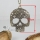 brass and crystal rhinestone antique style skull pendant long chain necklaces