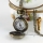 brass antique style openwork malta cross pocket watch pendant long chain necklaces