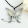 butterfly rainbow abalone shell mother of pearl rhinestone pendants for necklaces