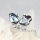 butterfly seawater rainbow abalone mother of pearl silver filled brass finger rings jewelry