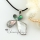 butterfly white oyster rainbow abalone pink oyster yellow oyster shell rhinestone pendant necklace