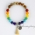 chakra bracelet with tassel buddhist prayer beads 7 chakra balancing jewelry tree of life charm prayer beads buddhist