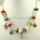 christmas charms necklaces with crystal murano glass beads