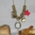cosmetic mirror antique long chain pendants necklaces