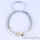 cultured freshwater pearl bracelet macrame drawstring bracelets bohemian style jewelry boho jewellery uk