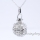 cz cubic zircon charm lockets silver heart locket necklace round locket necklace aromatherapy stones heart lockets for girls