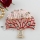 enameled tree rhinestone scarf brooch pin jewelry