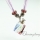 essential oil jewelry murano glass necklace diffusers perfume necklace bottles