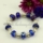 european charm bracelets with murano glass rhinestone beads