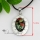 fancy color enameled dichroic foil glass necklaces with pendants jewelry silver plated