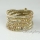 five layer beaded wrap bracelets gold silver nugget semi precious stone jade agate turquoise rose quartz bracelet natural stone jewelry