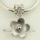 flower silver plated european charms fit for bracelets
