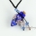 flowers inside aromatherapy pendants necklace empty small glass vial necklace pendants wholesale supplier italian murano glass with flower