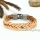 genuine leather bracelet mesh woven bracelet handcraft macrame bracelet with buckle for men and women unisex handmade jewelry
