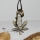 genuine leather bronze hemp leaf cross pendant adjustable long necklaces