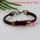 genuine leather charms letter bracelets unisex