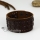 genuine leather cuff snap wrap bracelets