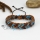 genuine leather drawstring wrap bracelets