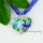 glass heart pendants italian murano glass flowers inside necklaces with pendants