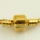 gold plated european bracelets fit for large hole charms beads