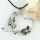 heart butterfly flower penguin oyster rainbow abalone sea shell freshwater pearl pendant necklace