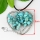 heart oblong round semi precious stone turquoise necklaces pendants jewelry