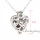 heart openwork essential oil diffuser necklace diffuser pendant wholesale jewelry lockets necklace diffuser pendant metal volcanic stone