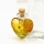 heart perfume bottle handmade murano glassglass vial pendantmemorial urn jewelrycremation ashes jewelry lampwork glass memorial urn jewelry