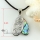 heart valentine's day love rainbow abalone sea shell rhinestone mother of pearl pendant necklace