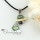 lady's head rainbow abalone pink yellow white oyster sea shell rhinestone necklaces pendants