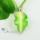 leaf glitter handmade murano glass necklaces pendants