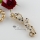 leopard rhinestone scarf clip brooch pin jewelry