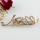 love and kiss rhinestone scarf brooch pin jewelry