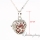 love heart shape wholesale diffuser necklace aromatherapy jewelry perfume pendant bottle jewelry metal volcanic stone openwork