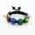 macrame foil lampwork glass beads bracelets jewelry armband