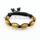macrame foil lampwork murano glass oval beads bracelets jewelry