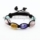 macrame foil swirled lampwork murano glass bracelets jewelry armband