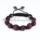 macrame glitter ball pave beads bracelets jewelry armband